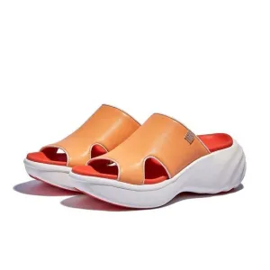 UIN Women's Summer Chunky Platform Slide Shoes (Mock Orange Sitges III)