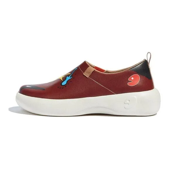 UIN Women's Walking Shoes Wide Toe Chunky Sneaker ( Rock Hard Toledo VII )
