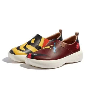 UIN Women's Walking Shoes Wide Toe Chunky Sneaker ( Rock Hard Toledo VII )