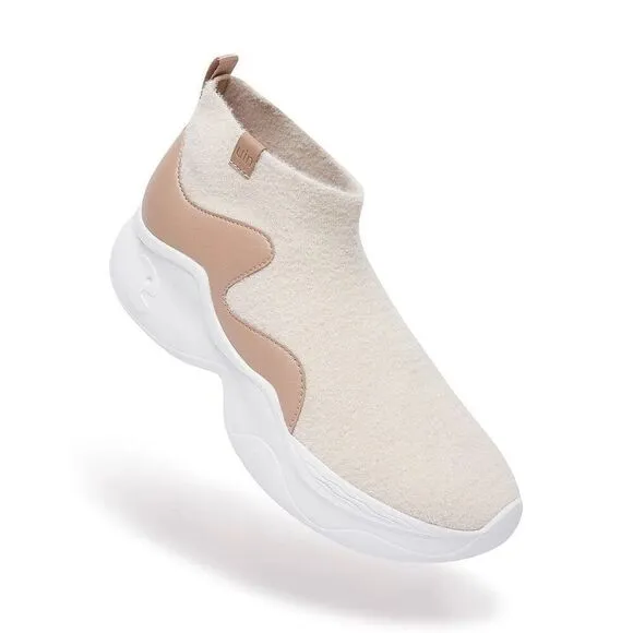 UIN Women's Walking Shoes Casual Chunky Sneaker (LIGHT OCRE PALMA II)