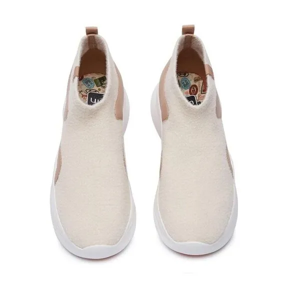 UIN Women's Walking Shoes Casual Chunky Sneaker (LIGHT OCRE PALMA II)