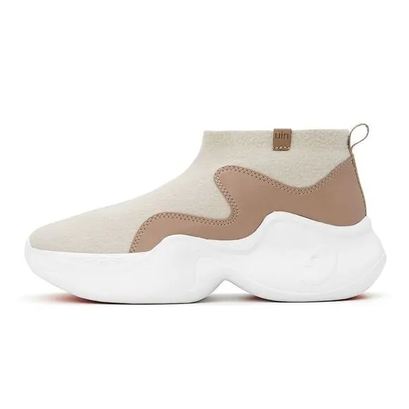 UIN Women's Walking Shoes Casual Chunky Sneaker (LIGHT OCRE PALMA II)
