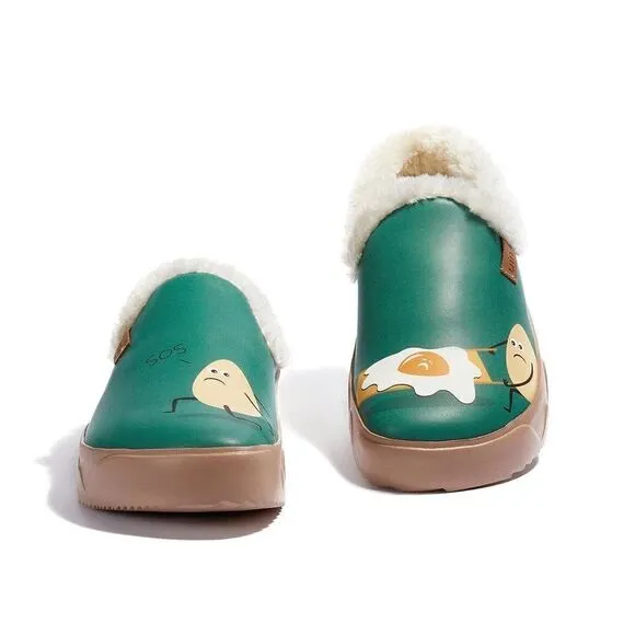 UIN Women's Mules Household Slippers (Fuerteventura Here's Your Breakfast)