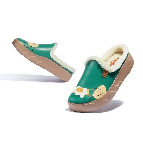 UIN Women's Mules Household Slippers (Fuerteventura Here's Your Breakfast)