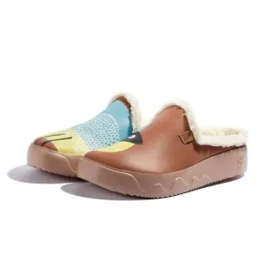 UIN Women's Mules Household Slippers ( Fishbird 2 Fuerteventura VII Women)