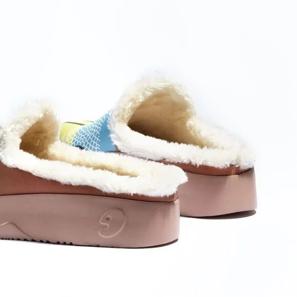 UIN Women's Mules Household Slippers ( Fishbird 2 Fuerteventura VII Women)