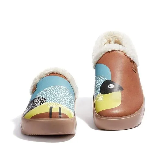 UIN Women's Mules Household Slippers ( Fishbird 2 Fuerteventura VII Women)