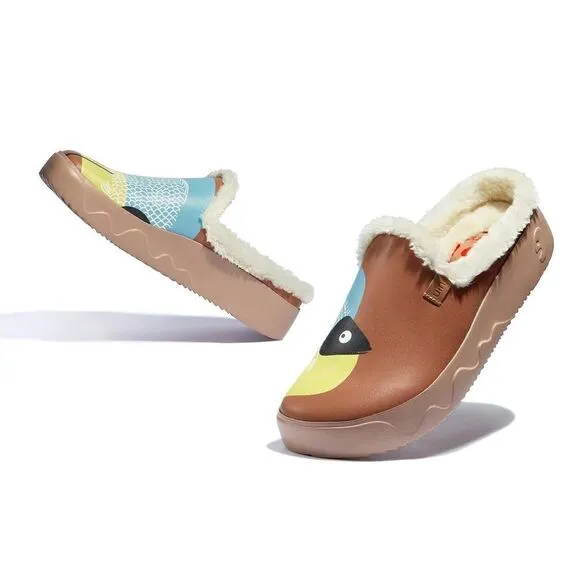 UIN Women's Mules Household Slippers ( Fishbird 2 Fuerteventura VII Women)