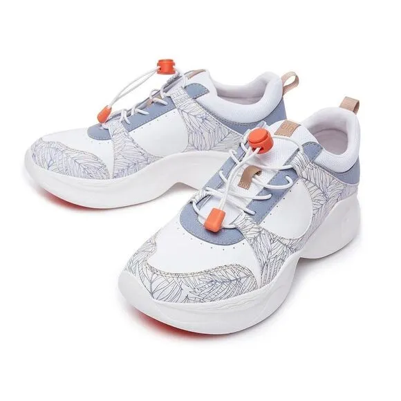 UIN Women's Chunky Fashion Sneakers Casual Shoes (FALL ULTRAMARINE) No Box