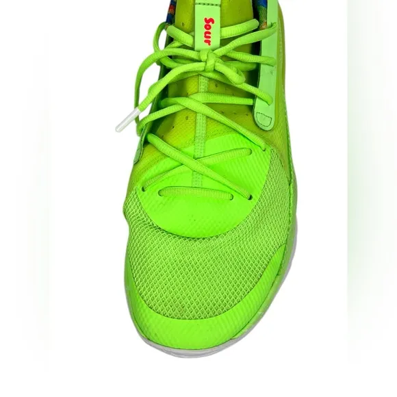 Under Armour Curry 7 Sour Patch Men's Size 14 Basketball Shoes Green Gym