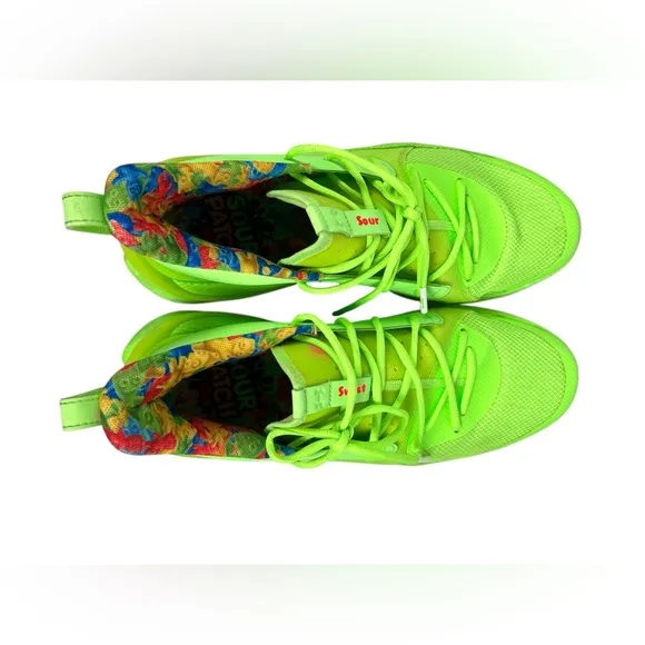 Under Armour Curry 7 Sour Patch Men's Size 14 Basketball Shoes Green Gym