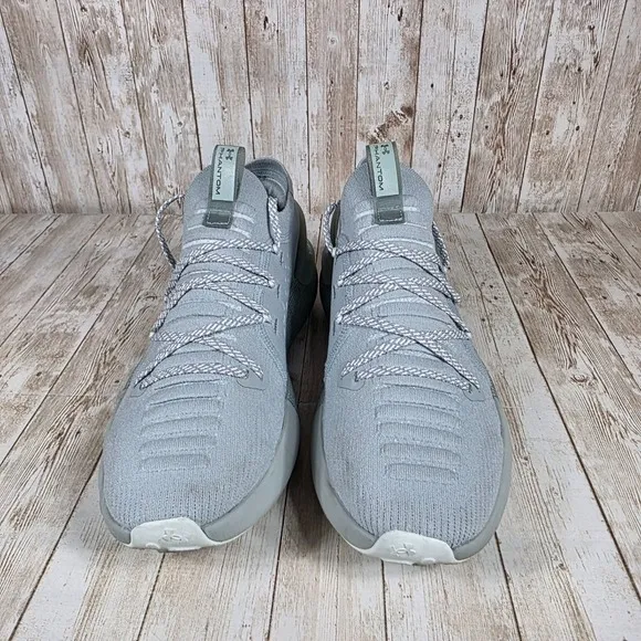 Under Armour HOVR Phantom Running Shoes Knit Athletic Sneakers Gray‎ Mens 11.5