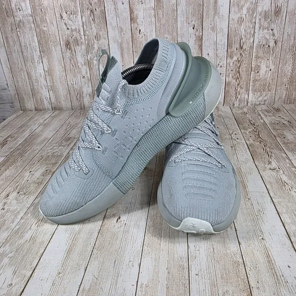 Under Armour HOVR Phantom Running Shoes Knit Athletic Sneakers Gray‎ Mens 11.5