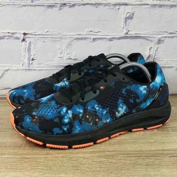 Under Armour HOVR Sonic 5 Blue Black Running Shoes Men's 11 Athletic Gym Sneaker