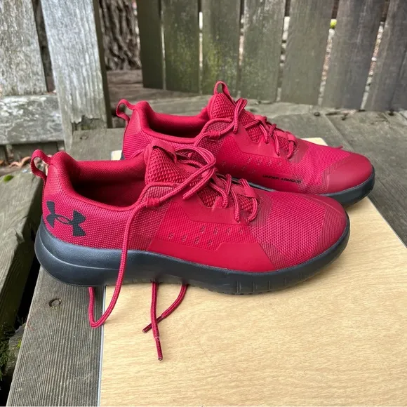 Under Armour Men’s UA Tr96 Running Training Shoes 3021296 Red Sz 8.5