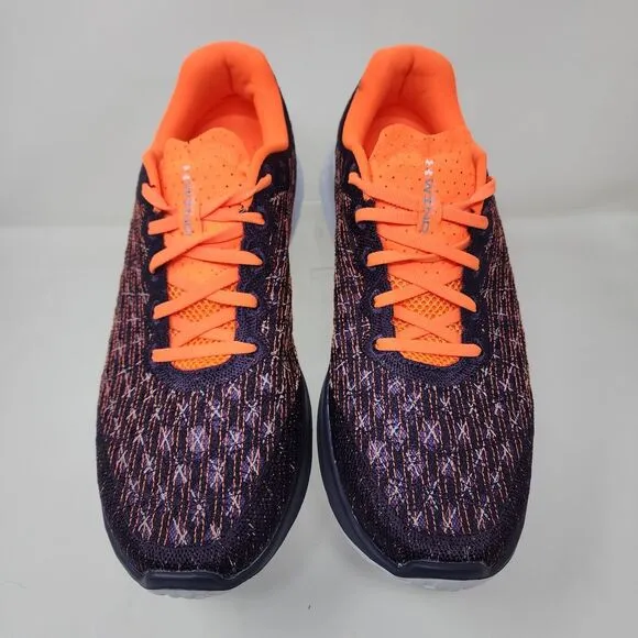 Under Armour Running Shoes Mens 10.5 Purple Flow Velociti Wind 2 Knit Sneakers