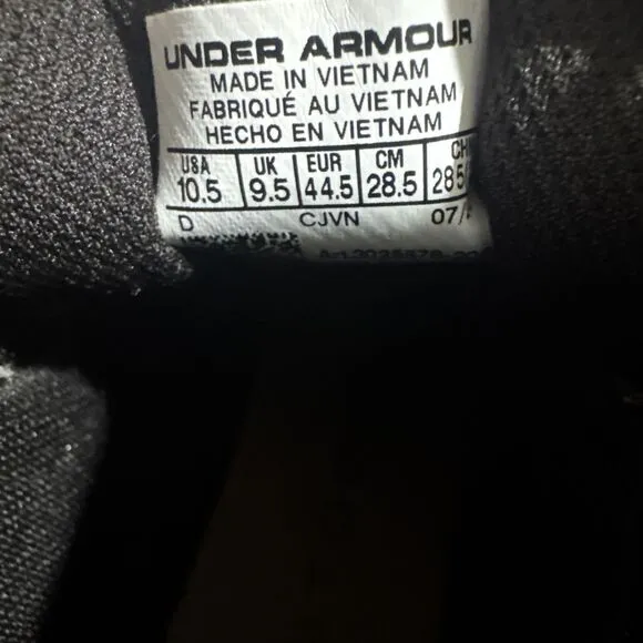Under Armour Stellar G2 6&quot; Tactical Combat Boot Sz 10.5 Wheat 3025578 200 UA