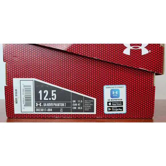 Under Armour UA HOVR Phantom 2 Mens Size 12.5 Running Athletic Shoes 3023017-004