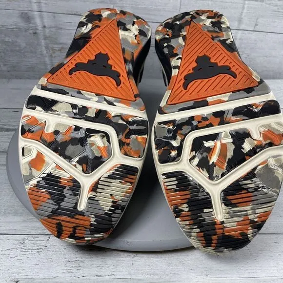 Under Armour Project Rock 4 Men’s Sz 11.5 Marble Orange gym HOVR Training Shoes