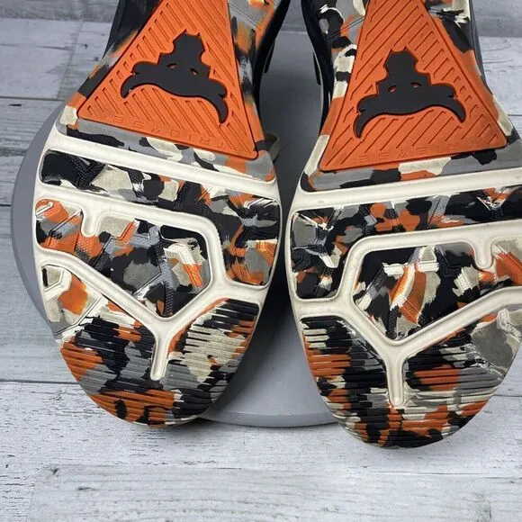 Under Armour Project Rock 4 Men’s Sz 11.5 Marble Orange gym HOVR Training Shoes