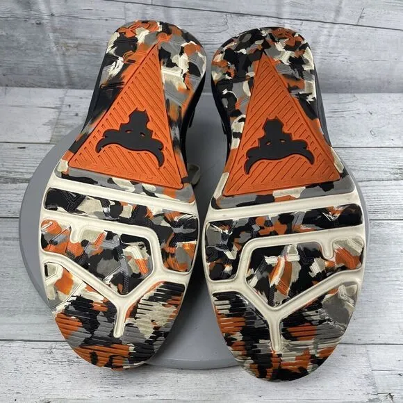 Under Armour Project Rock 4 Men’s Sz 11.5 Marble Orange gym HOVR Training Shoes