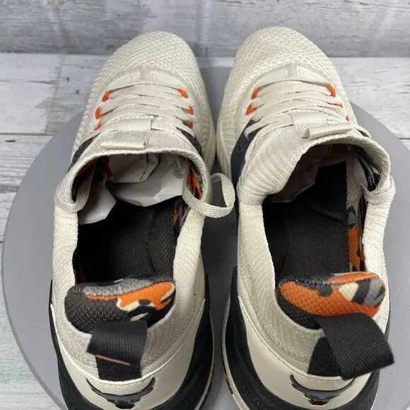 Under Armour Project Rock 4 Men’s Sz 11.5 Marble Orange gym HOVR Training Shoes