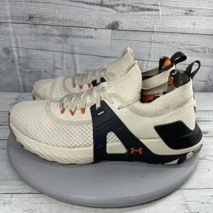 Under Armour Project Rock 4 Men’s Sz 11.5 Marble Orange gym HOVR Training Shoes