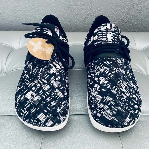 Unisex OTZ OG AVY Textile Lace Up Shoes 74249 B&amp;W