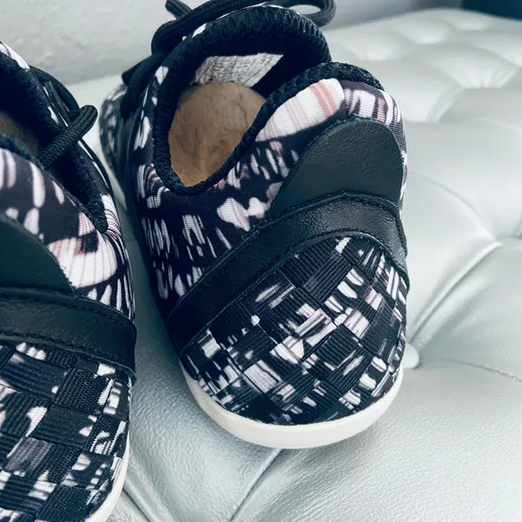 Unisex OTZ OG AVY Textile Lace Up Shoes 74249 B&amp;W