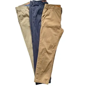 URBAN PIPELINE (3) Slim Straight Chinos Medal Bronze Pepper Grey Khaki Men 34x30