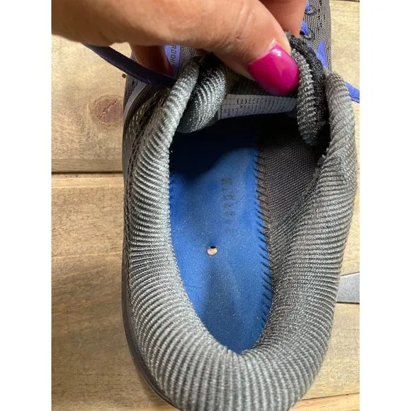 Us8 Womens Brooks Dyad 10 Running Shoes Sneakers Grey Blue Need Insoles