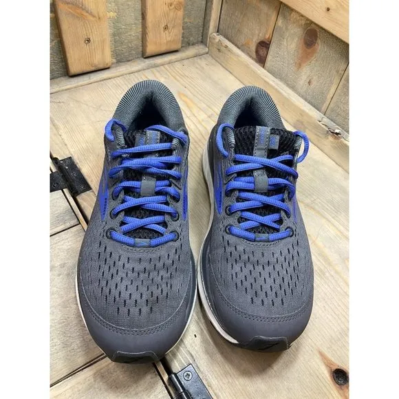 Us8 Womens Brooks Dyad 10 Running Shoes Sneakers Grey Blue Need Insoles
