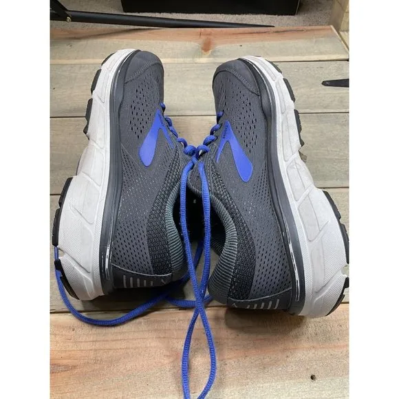 Us8 Womens Brooks Dyad 10 Running Shoes Sneakers Grey Blue Need Insoles