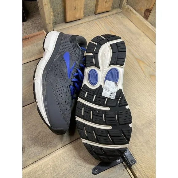 Us8 Womens Brooks Dyad 10 Running Shoes Sneakers Grey Blue Need Insoles