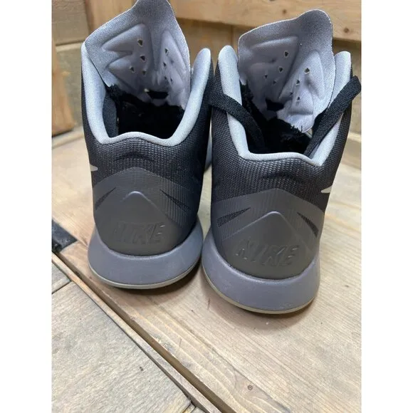 US8.5 Nike Lunar Hyperquickness Basketball Shoes Mens Black 652777-004