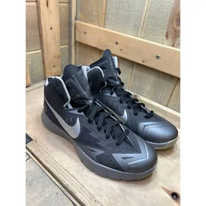 US8.5 Nike Lunar Hyperquickness Basketball Shoes Mens Black 652777-004