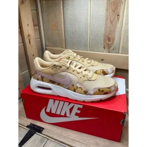 Us9.5 Nike Air Max SC Shoes Womens Sesame Pink Camo Sneakers DX3733-200