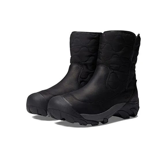 USED Keen Women's Waterproof Betty Pull-on Boots, Black-Size 8