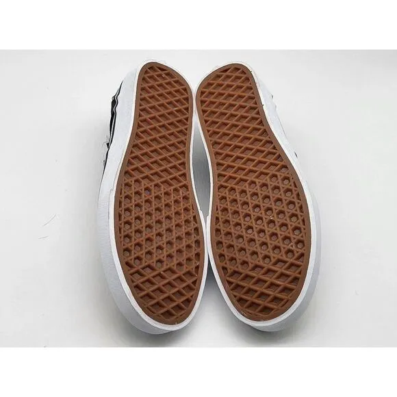 Vans Asher Rainbow Mini Check Slip On Skate Shoes Sneakers Size 6