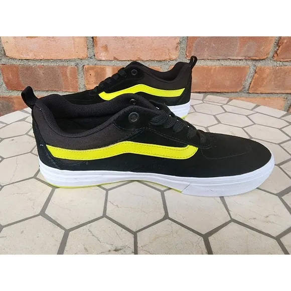 Vans Kyle Walker Black Sulphur Green Size US 7.5 Men's Rare VN0A5JIE8YY Sneakers