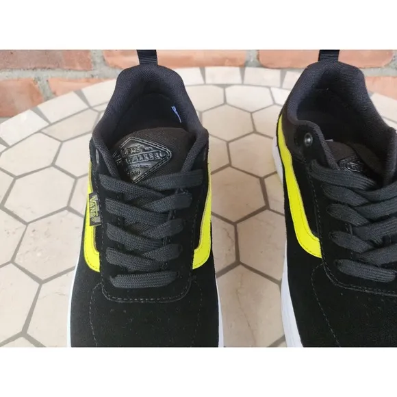 Vans Kyle Walker Black Sulphur Green Size US 7.5 Men's Rare VN0A5JIE8YY Sneakers