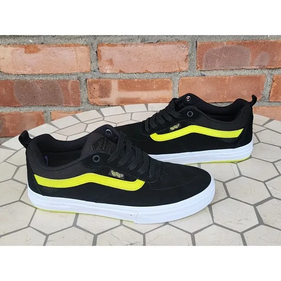 Vans Kyle Walker Black Sulphur Green Size US 7.5 Men's Rare VN0A5JIE8YY Sneakers