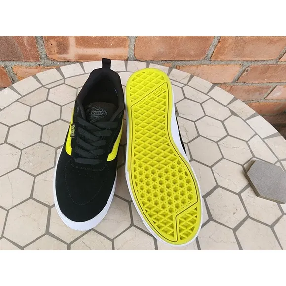 Vans Kyle Walker Black Sulphur Green Size US 7.5 Men's Rare VN0A5JIE8YY Sneakers