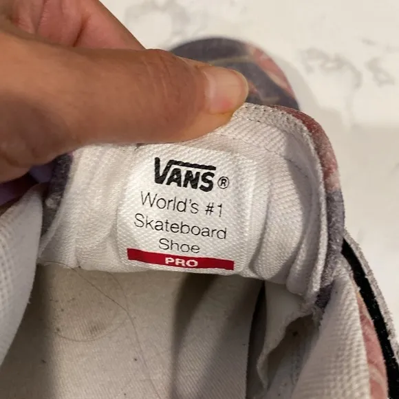 vans kyle walker pro 2 shoes (vase) floral suede skateboard