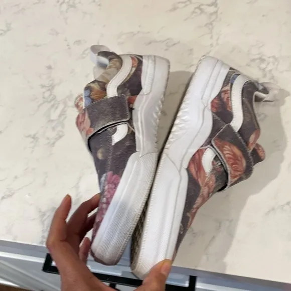 vans kyle walker pro 2 shoes (vase) floral suede skateboard