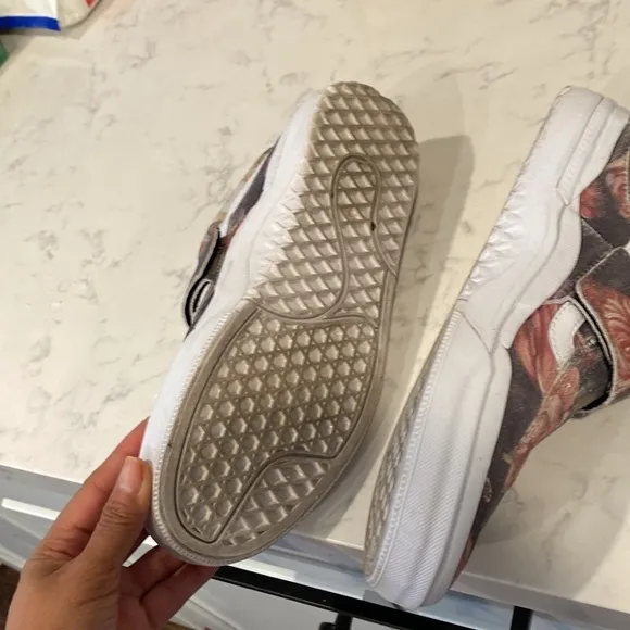 vans kyle walker pro 2 shoes (vase) floral suede skateboard