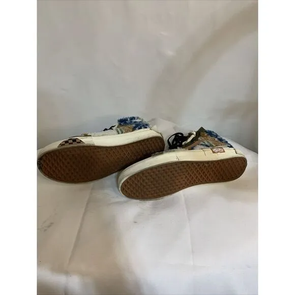 Vans Men 11‎ Sk8-Hi Reissue Ca Mixed Textile Military Olive Skate Shoes Unique