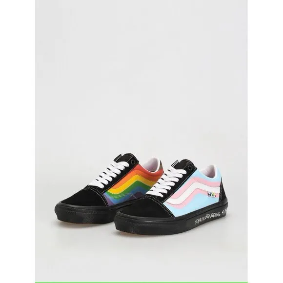 VANS Pride Skate Old Skool Shoes in Black Multi
