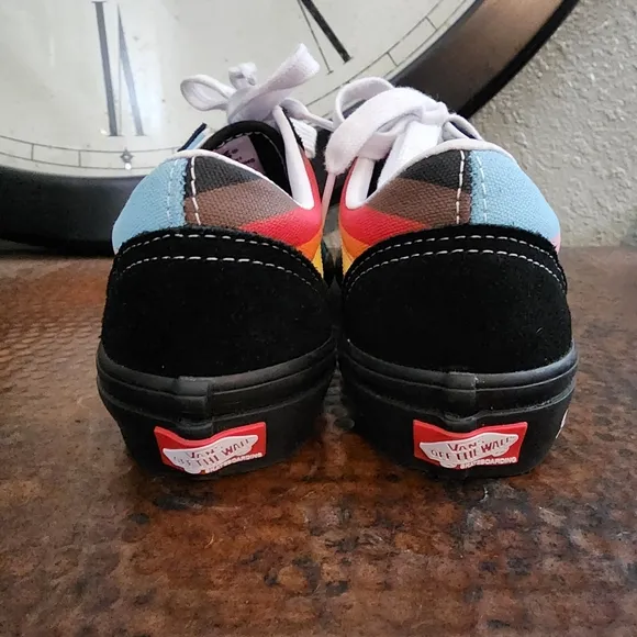 VANS Pride Skate Old Skool Shoes in Black Multi