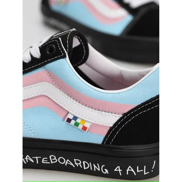 VANS Pride Skate Old Skool Shoes in Black Multi